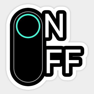 ON OFF Sticker